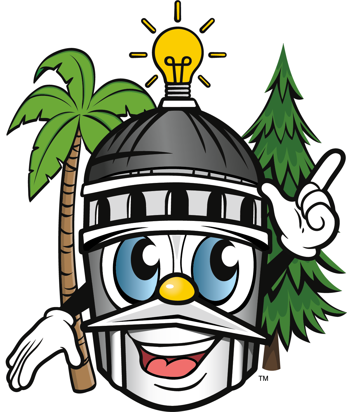 Illustration representing the many tree species in Capitol Park