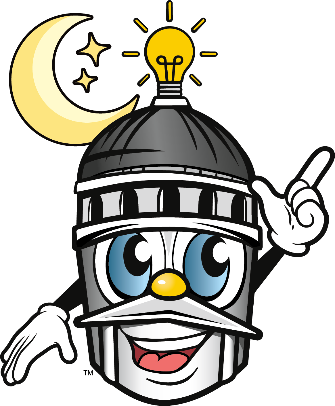 Illustration of Cappy representing the Capitol Park Moon Tree