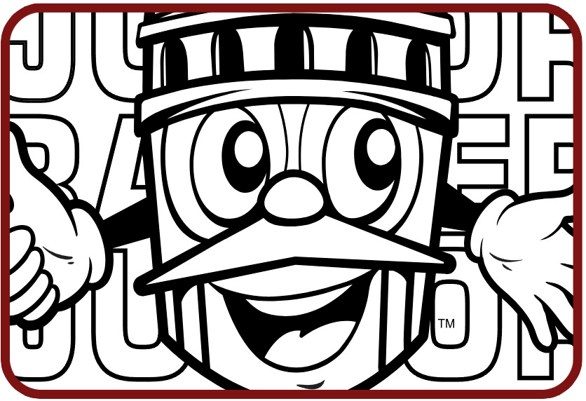 Cappy coloring sheet